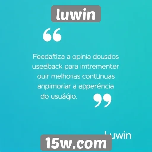 Feedback dos usuários influencia melhorias no site Luwin